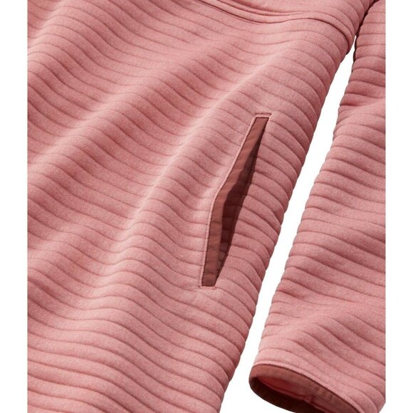 LL BEAN Women’s L Airlight Knit Asymmetrical Quarter-Zip Tunic Pullover XL - Picture 11 of 12